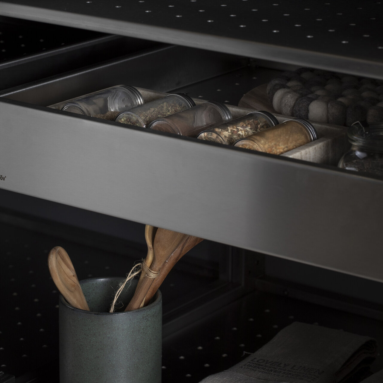 Udekøkken indretning skuffe Udekøkken indretning skuffe