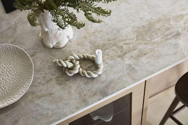 Køkkeninspiration Bistro eg hvidpigment og østersbeige Køkkeninspiration Bistro eg hvidpigment og østersbeige