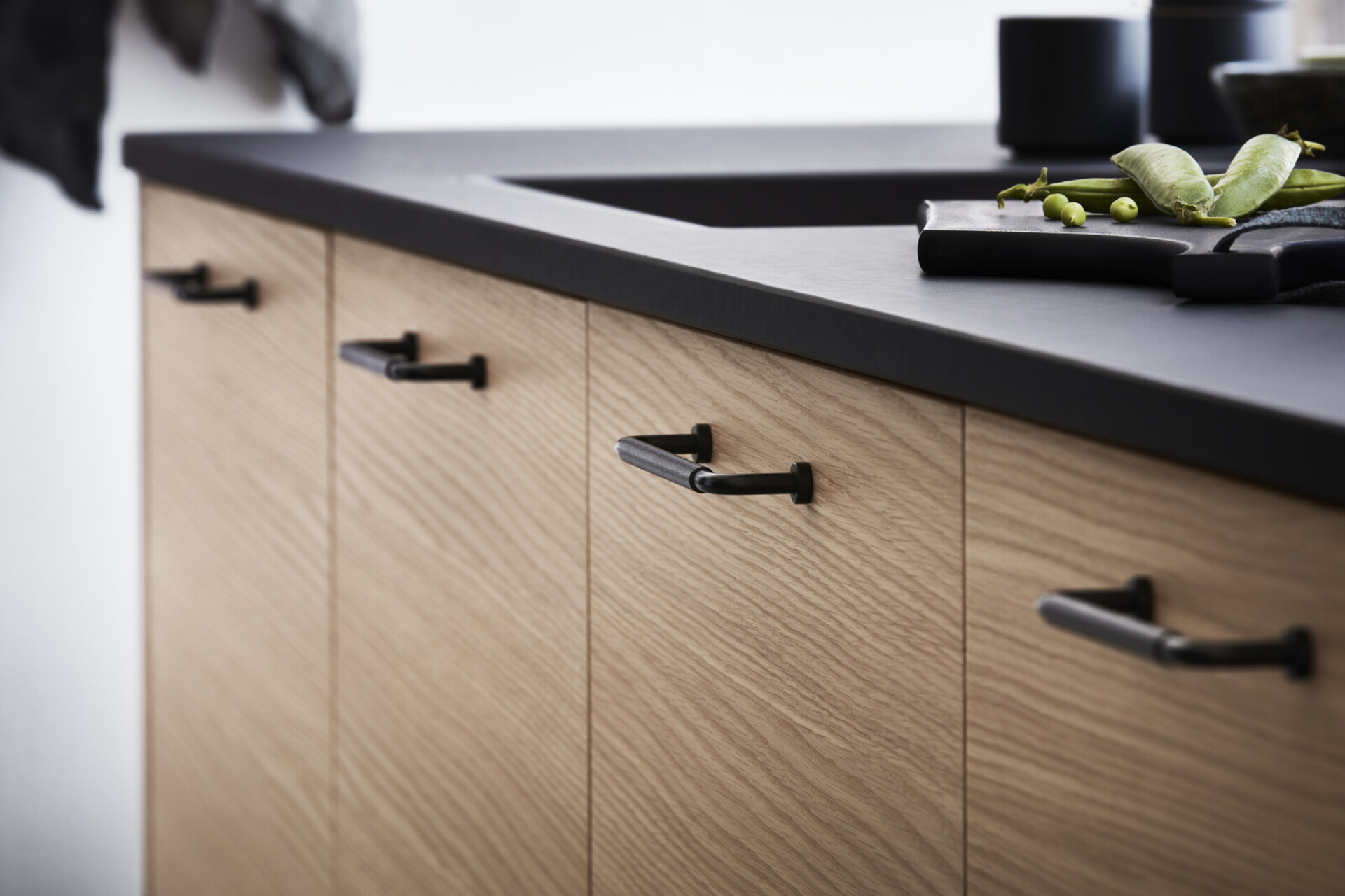 Køkkeninspiration Bistro eg hvidpigmenteret