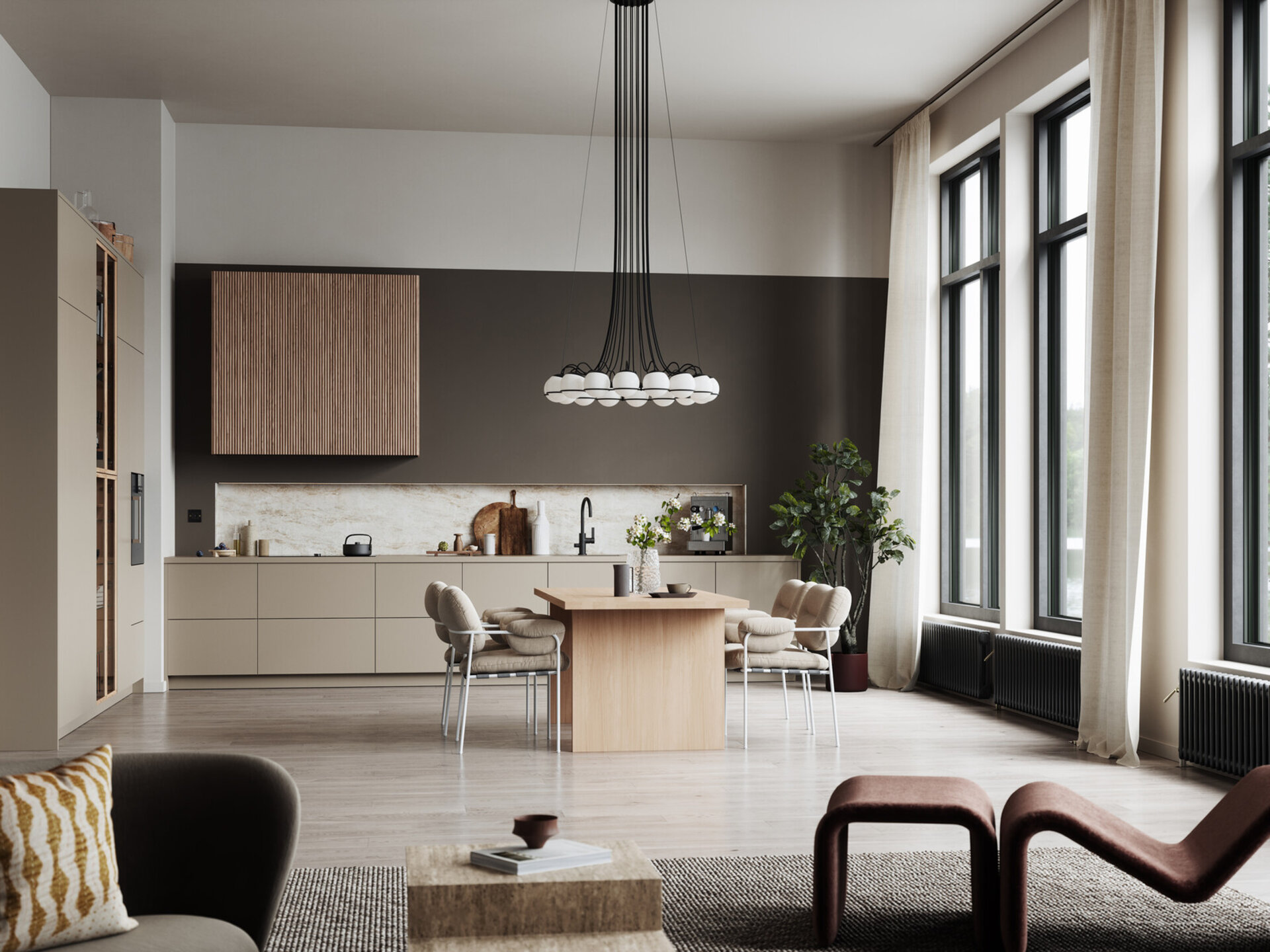 Køkkeninspiration Fenix beige Køkkeninspiration Fenix beige
