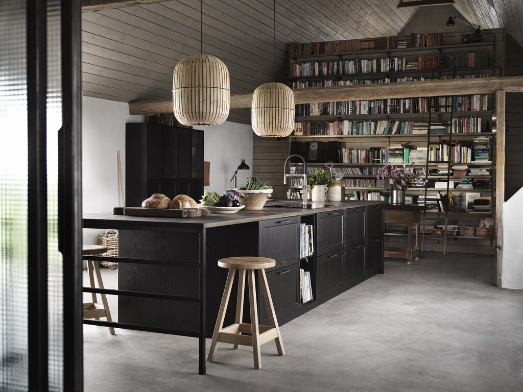 Køkkeninspiration Gastro eg sortbejdset