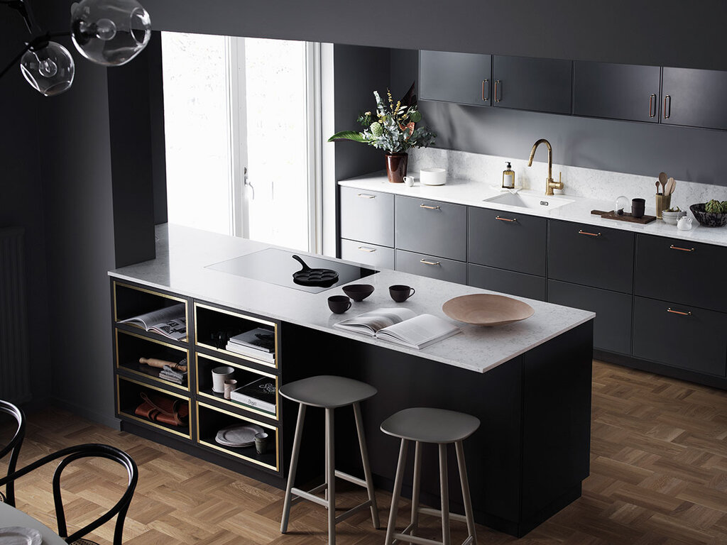 Køkken - Bistro system 10 pebergrå