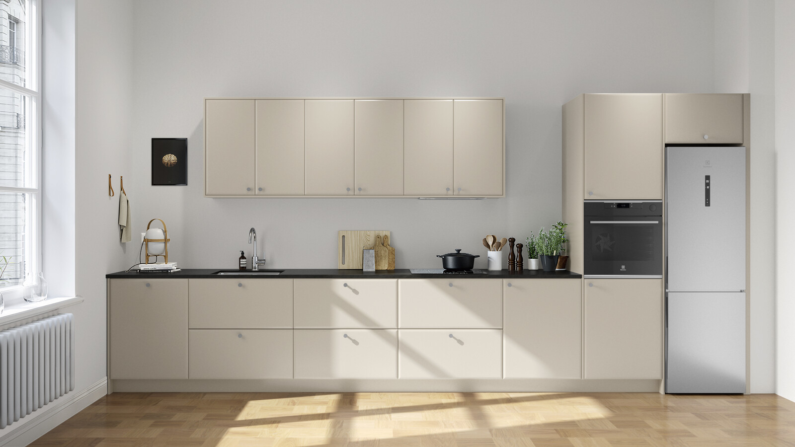 Birka østersbeige lige køkken