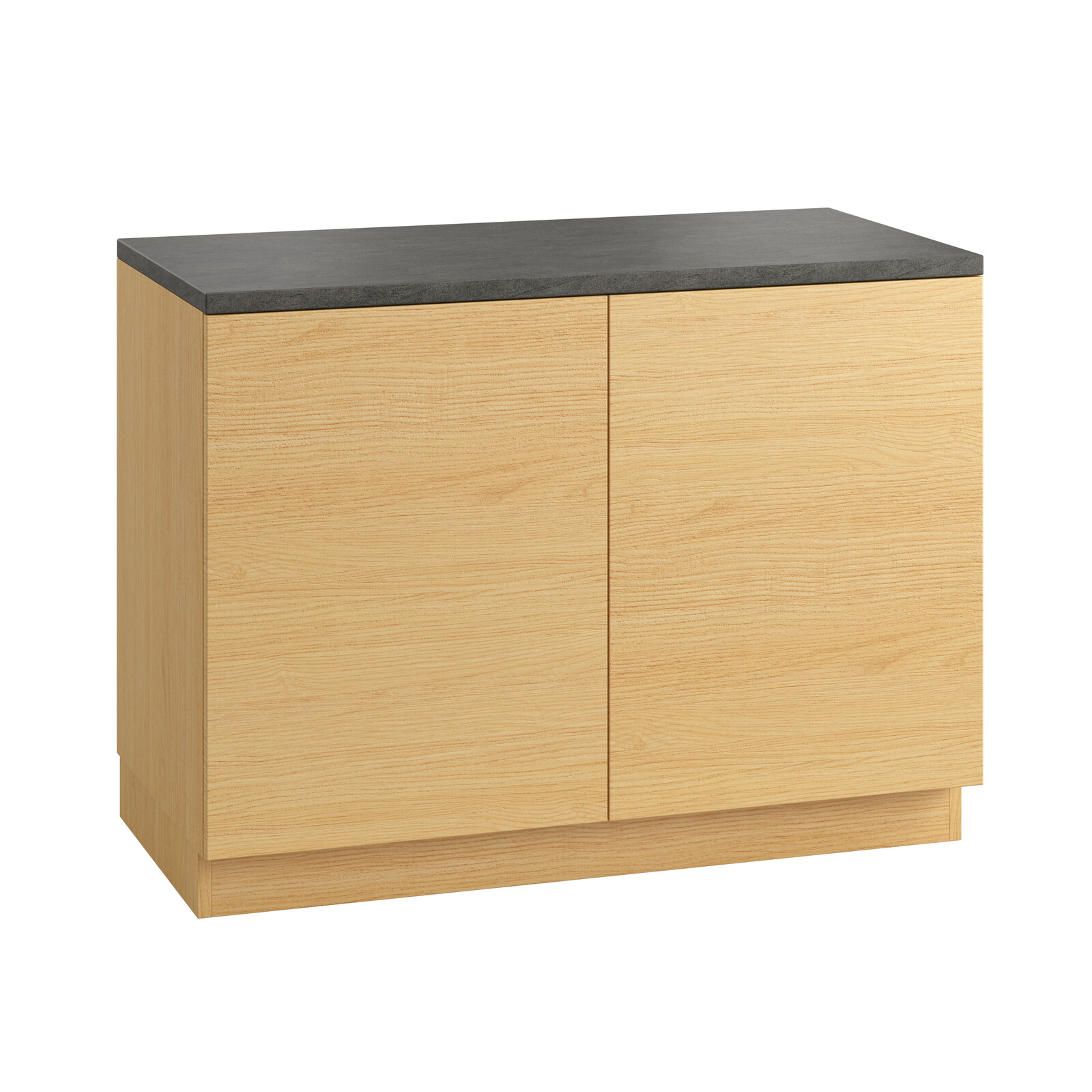 Kjøkkenlåge Bistro ask mat hvidpigmenteret underskab