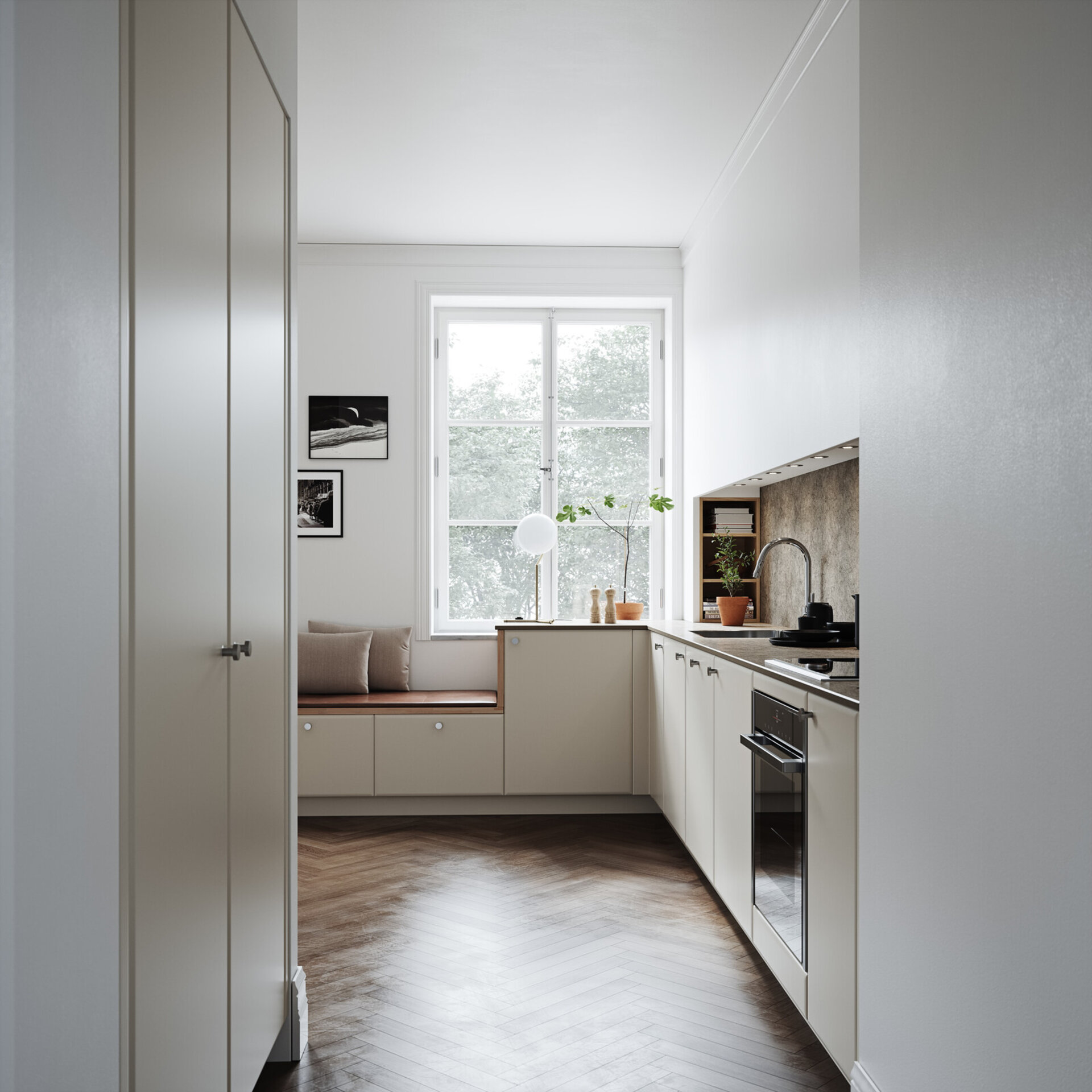 Køkkeninspiration Birka østersbeige