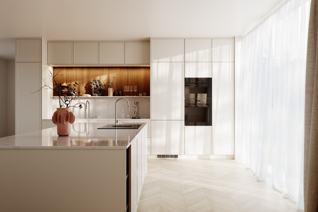 Køkkeninspiration  Aroma linnehvid