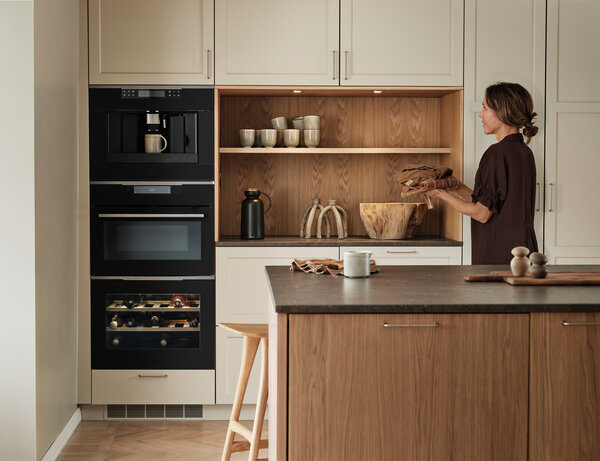 Køkkeninspiration Wood eg hvidpigmenteret og Gastro østersbeige Køkkeninspiration Wood eg hvidpigmenteret og Gastro østersbeige
