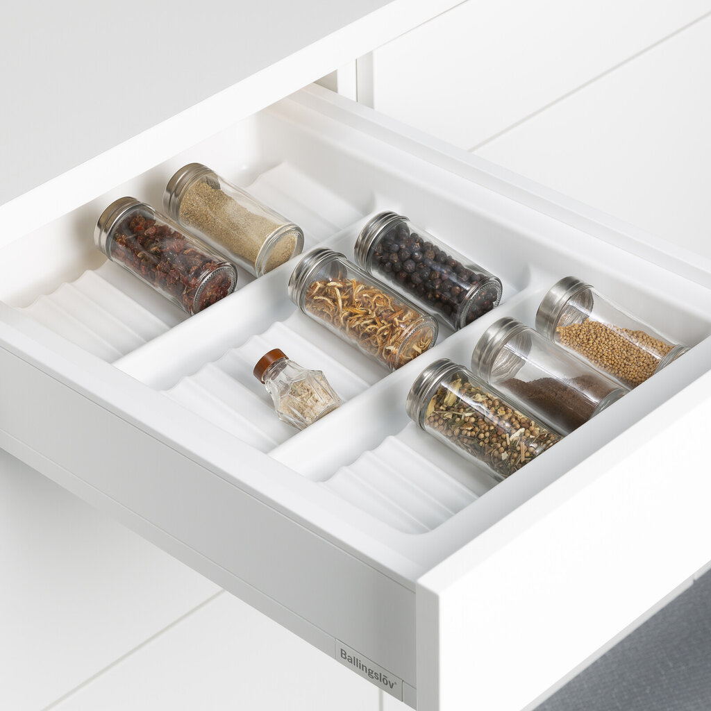 Krydderiindsats 40 hvid plast