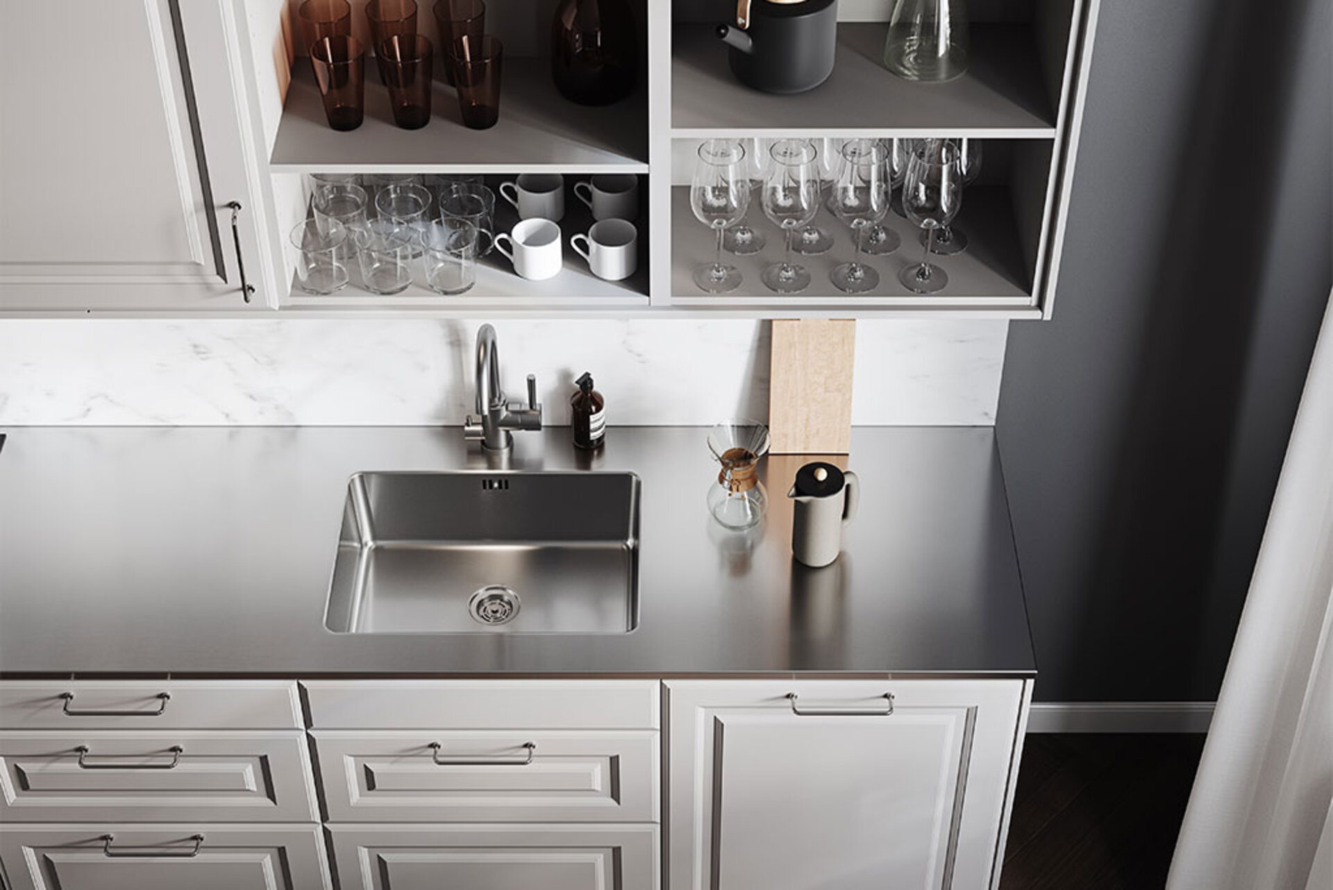 En bordplade kan designes på mange måder